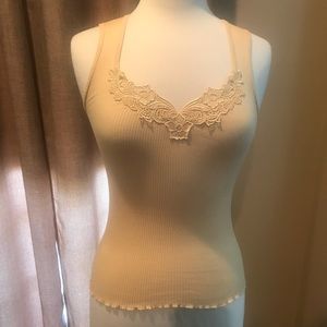 Merona Pale Yellow Camisole Top